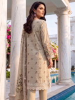 Al Zohaib (Colors) 3-Piece Unstitched Printed Lawn Sand - Image 3