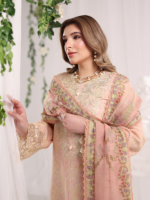 Rang Rasiya (Nova) 3-Piece Unstitched Embroidered Lawn GABRIELLA - Image 4