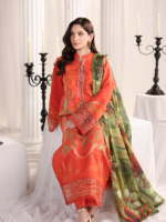 Rang Rasiya (Nova) 3-Piece Unstitched Embroidered Lawn SELINE - Image 3